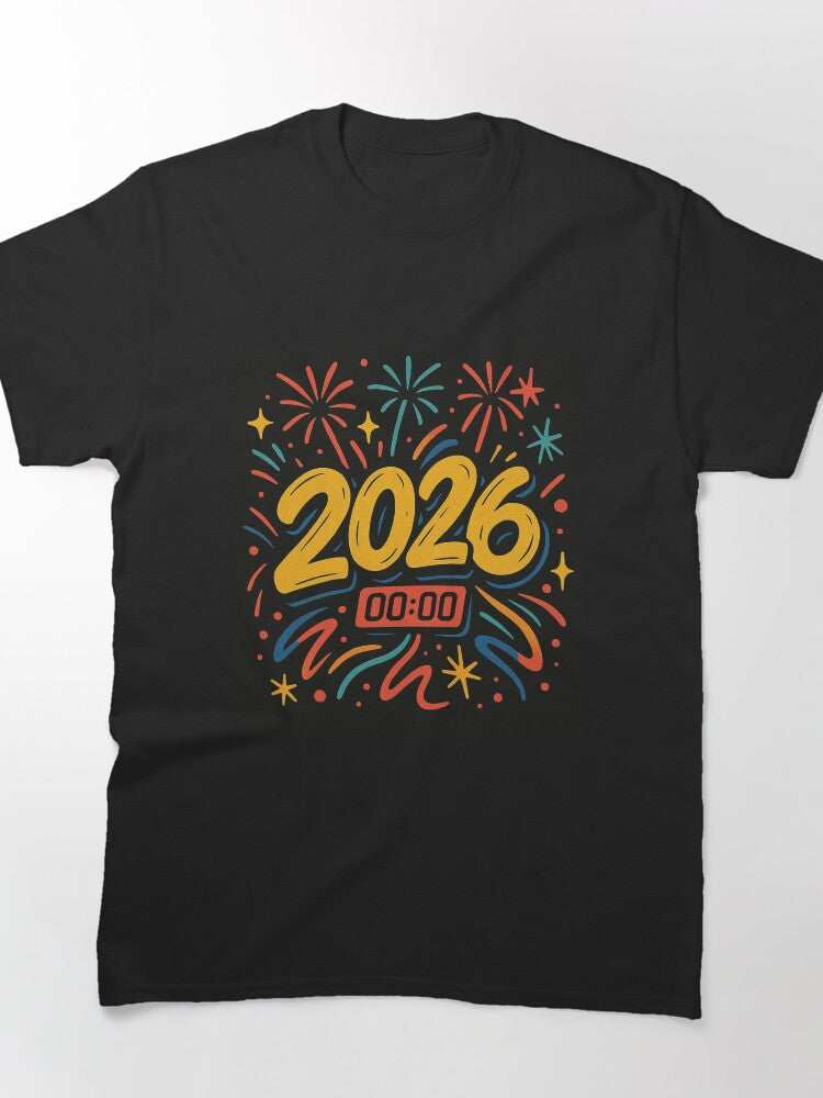New Years Eve 2026 Party Celebration Graphic Classic T-Shirt