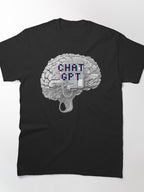AI Brain ChatGPT 4 Funny Tech Shirt | Neural Network Graphic Tee