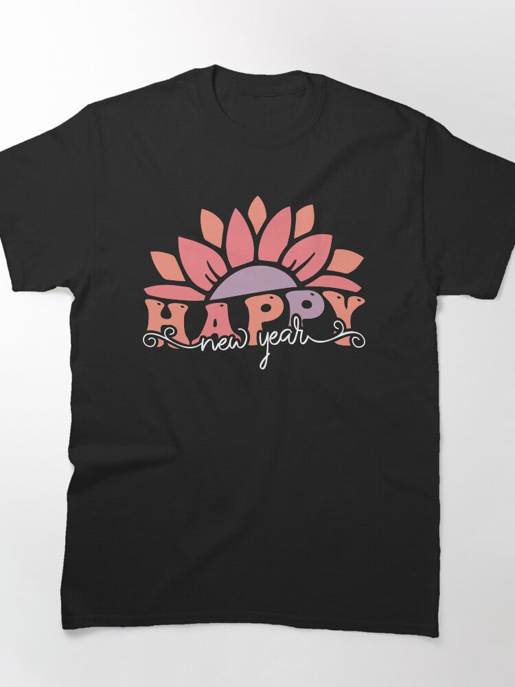 Happy New Year Simple Tee – Clean Festive Graphic Apparel