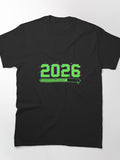 2026 Loading Bar Glitch Pixel Art New Year Classic T-Shirt