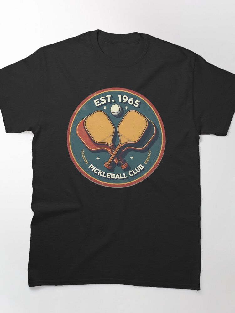 Pickleball Club Since 1965 Retro Athletic Heritage Shirt