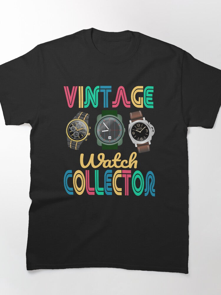 Vintage Watch Collector Retro Horology Expert Classic T-Shirt