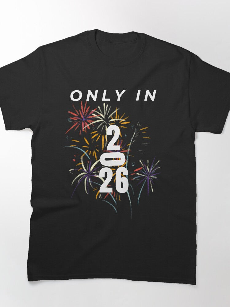 Only in 2026 Exclusive Tee – Unique New Year Commemorative Top