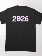 Happy New Year 2026 Bold Celebration Holiday Classic T-Shirt