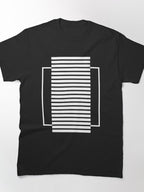 Geometric Version 4 Abstract Line Design Classic T-Shirt