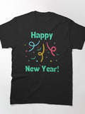 New Year Celebration Design – Stylish Party Event Graphic Tee