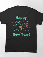 New Year Celebration Design – Stylish Party Event Graphic Tee