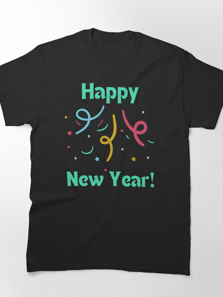 New Year Celebration Design – Stylish Party Event Graphic Tee