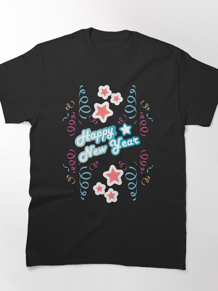 Stars and Confetti 2026 Shirt – Cute Festive New Year Design