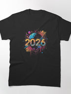 Futuristic World 2026 Shirt – Colorful Sci-Fi New Year Design