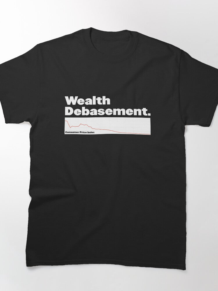 Crypto Wealth Debasement Shirt – CPI Index Inflation Hedge Tee