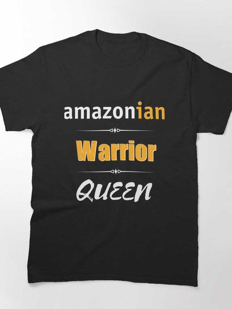 Empowering Amazonian Warrior Queen T-Shirt - Bold Heroine Top
