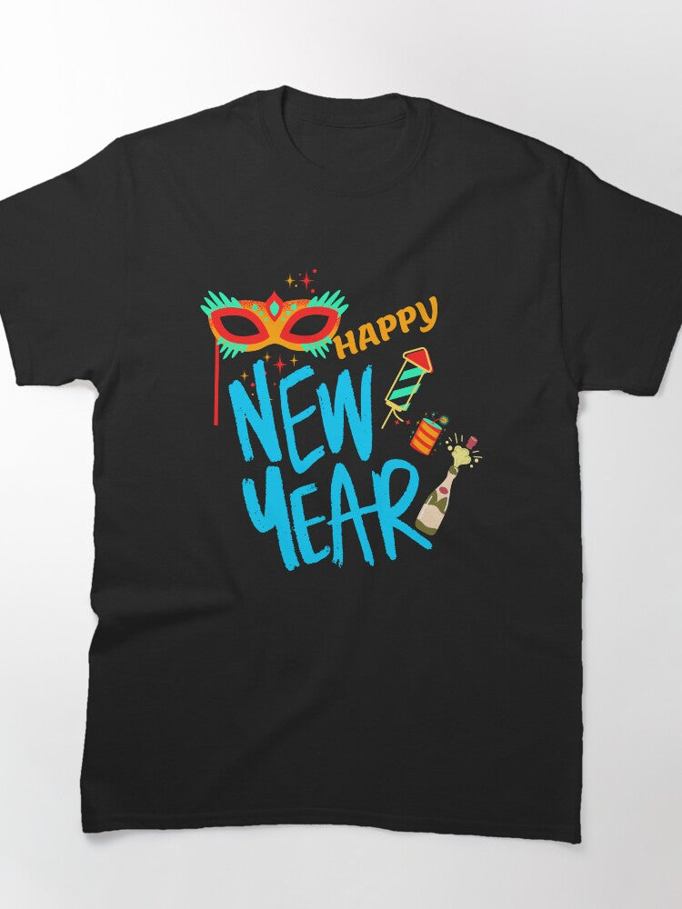 New Year Classic Party Tee – Simple Festive Holiday Wardrobe