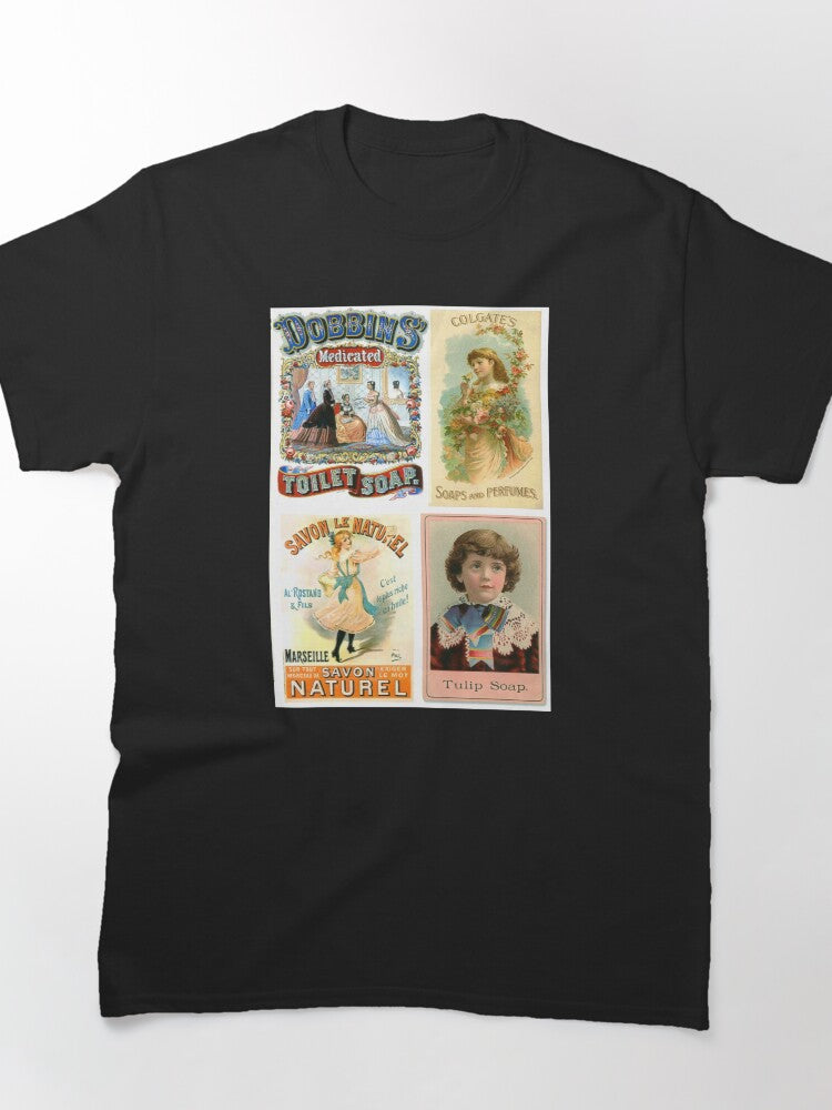 Artful Vintage Soap Ads 1800s Style Classic T-Shirt