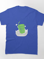 Pearl Green Tea Boba Shirt Cute Matcha Milk Tea Design