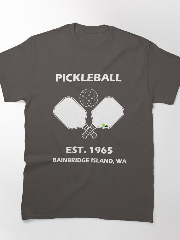 Pickleball Established 1965 Retro Heritage Sports T-Shirt