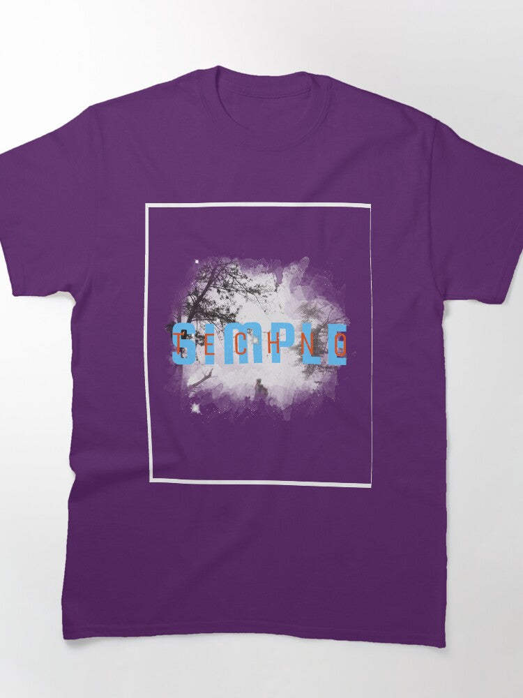 Simple Techno Music DJ Minimalist Club Wear Classic T-Shirt