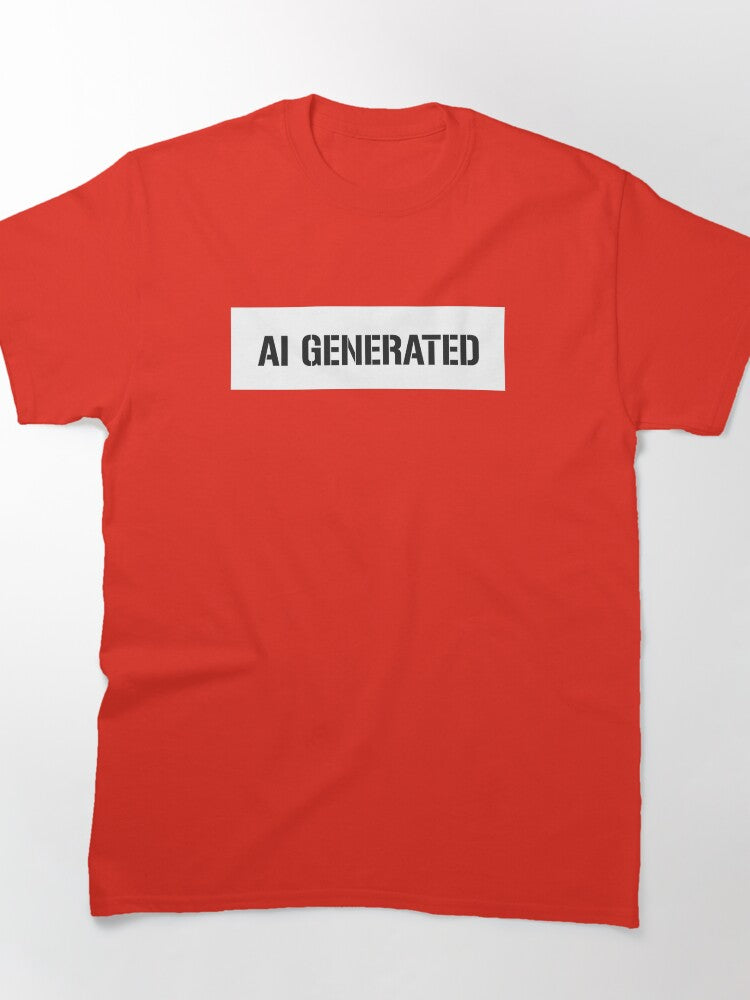 AI Generated Artwork Oversized T-Shirt Neural Network Concept Shirt