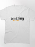 Funny Amazon Logo Tee - Premium Quality Humorous Graphic Shirt