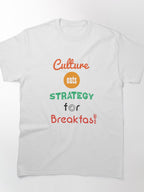Culture Eats Strategy For Breakfast Corporate Management Shirt