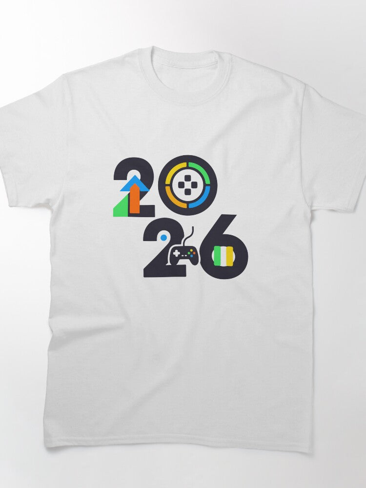 2026 Modern Gaming Aesthetic Cyber Future Classic T-Shirt