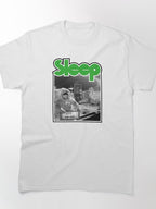 Sleep Band Music Inspired Retro Graphic Minimalist Shirt