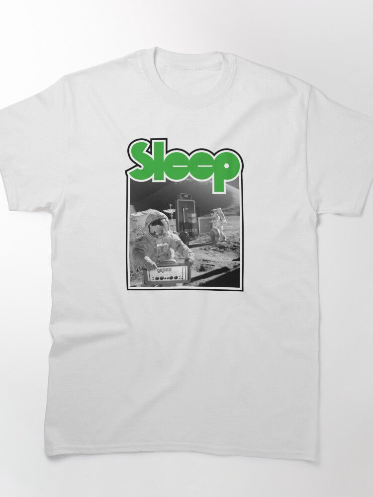 Sleep Band Music Inspired Retro Graphic Minimalist Shirt
