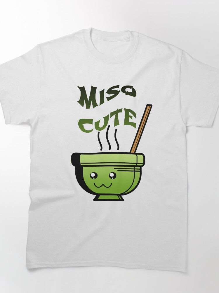 Miso Cute Japanese Food Pun Tee Adorable Kitchen Style Shirt