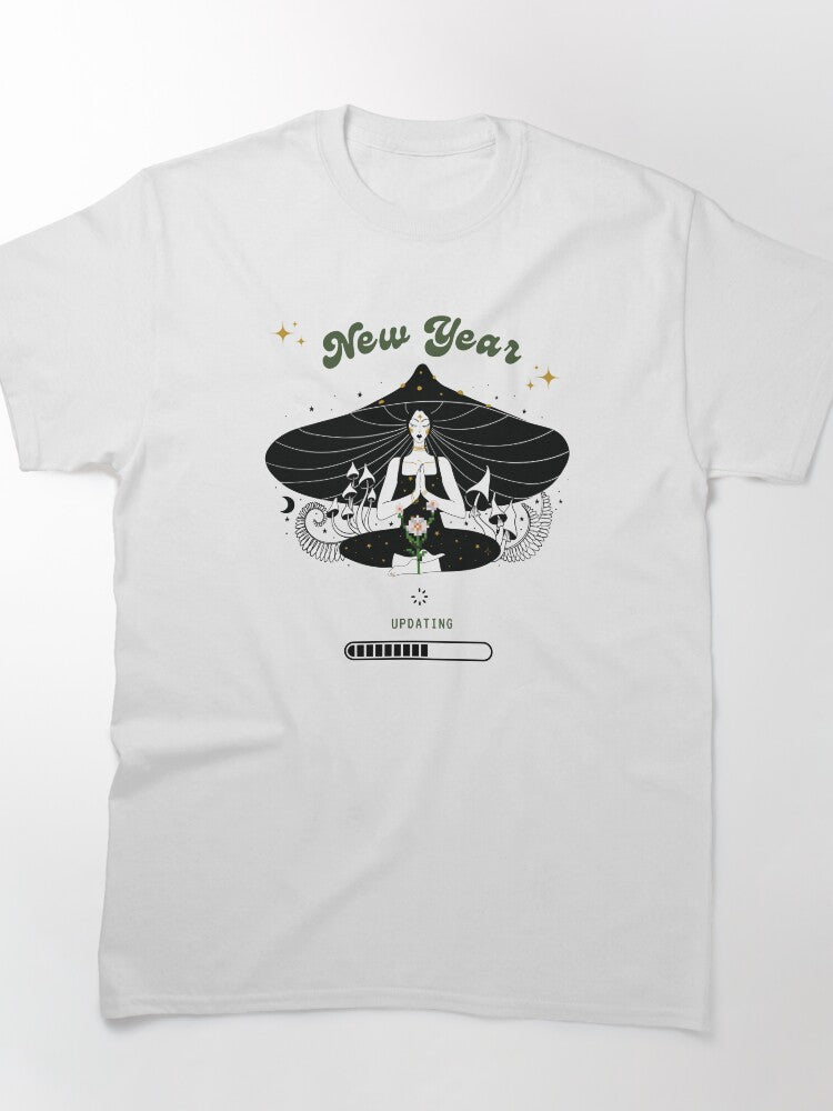 Meditating Mushroom New Year 2.0 – Fun Loading Update Design