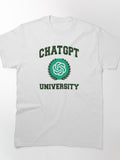 ChatGPT University Alumni Tee - Academic AI Technology Shirt