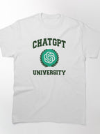 ChatGPT University Alumni Tee - Academic AI Technology Shirt