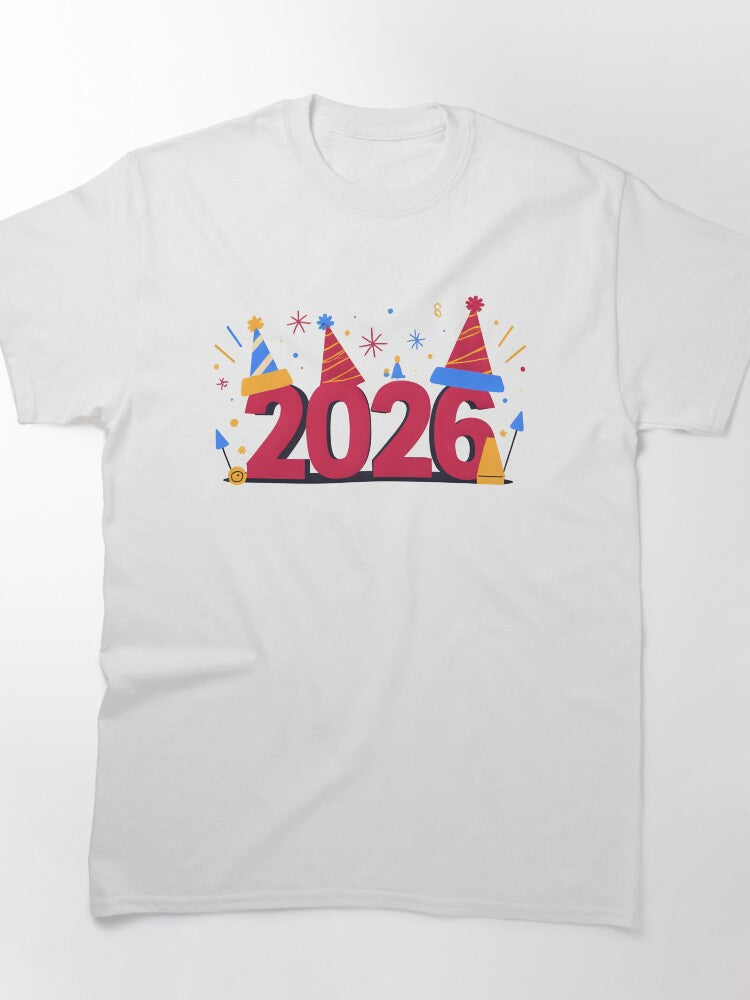 New Year 2026 Odometer T-Shirt – Retro Countdown Party Apparel