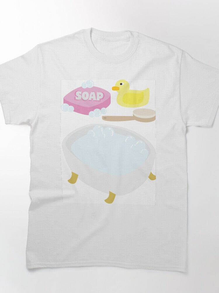 Bathroom Set Minimalist Icon Tee Clean Aesthetic Fashion