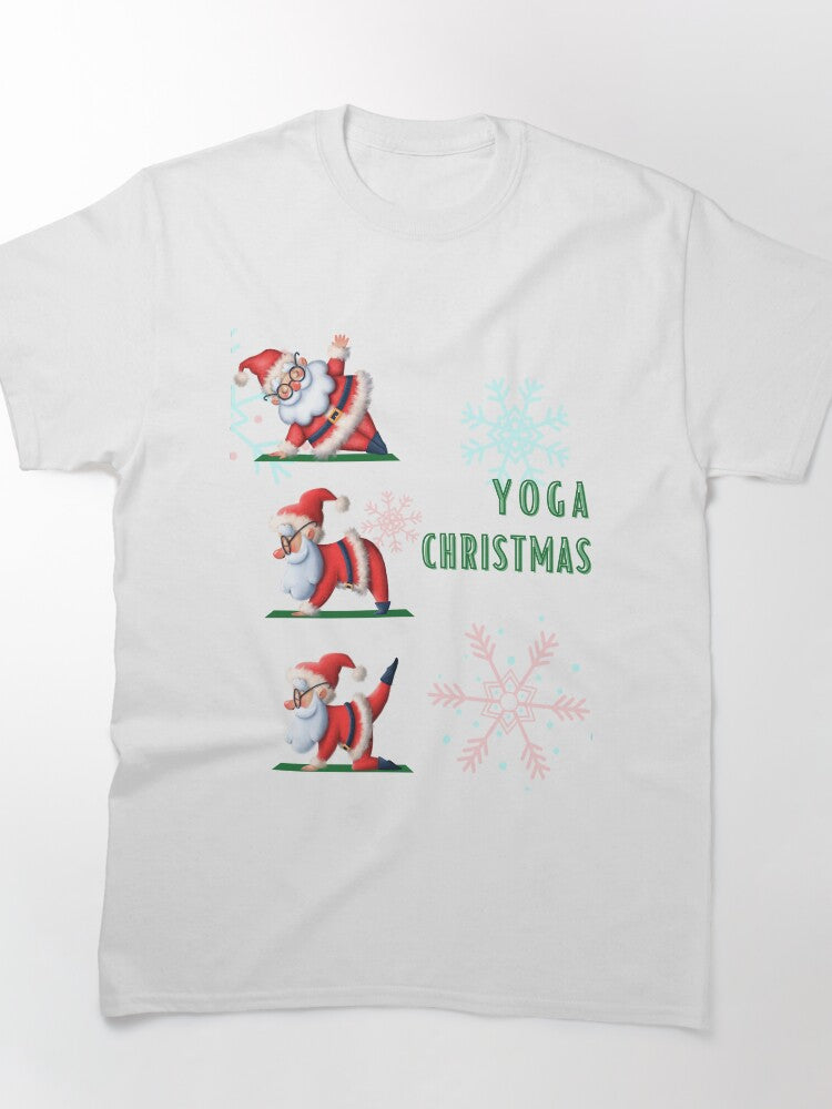 Santa Yoga Christmas Shirt – Funny Holiday Gift for Yogi Fans
