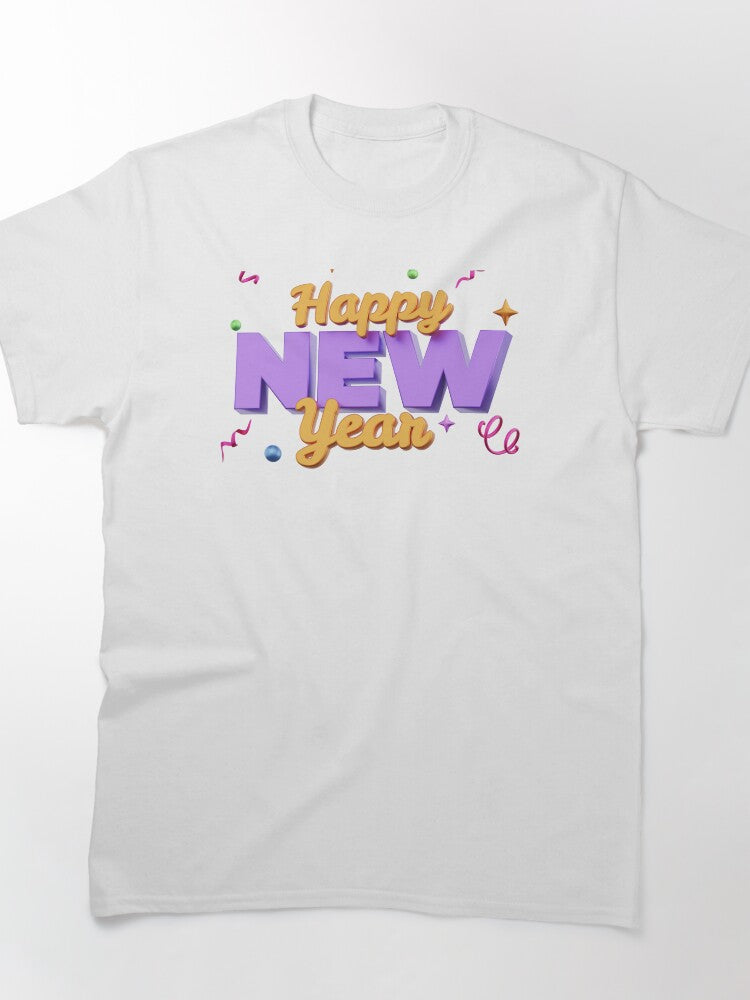 2024 Happy New Year Tee – Festive Christmas Seasonal Clothing