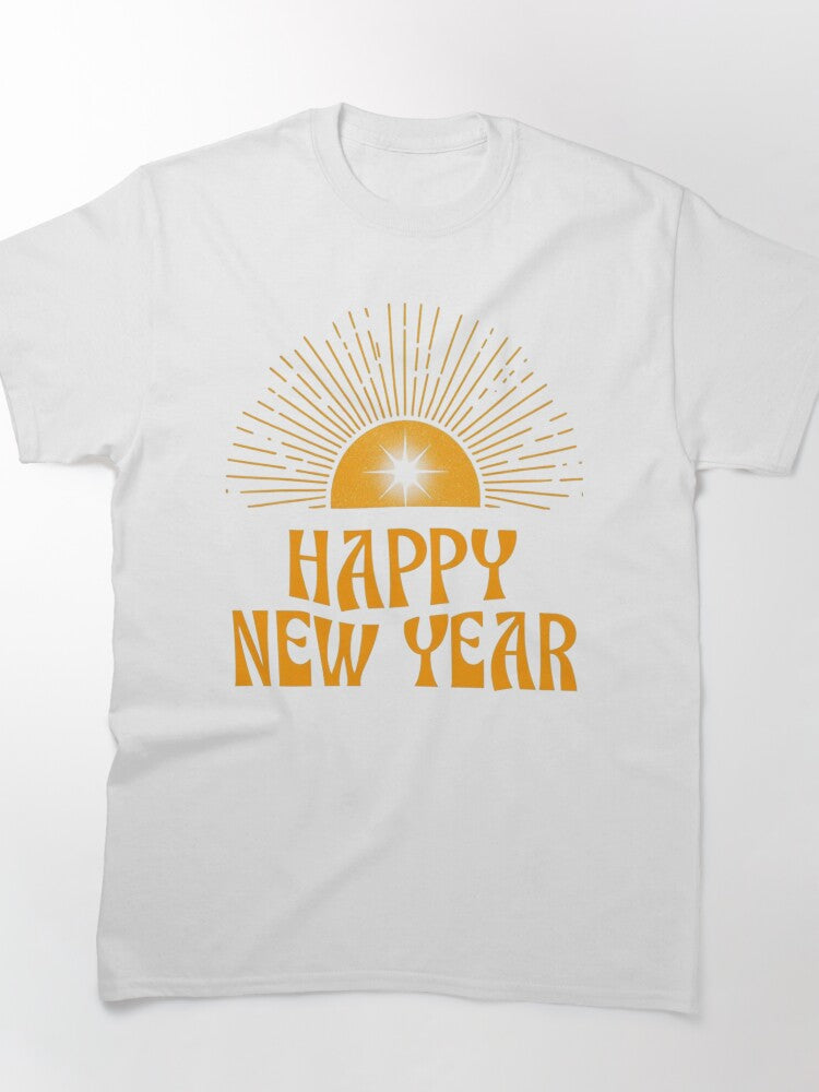 Happy New Year Sunrise Shirt – Hopeful Morning Light Graphic