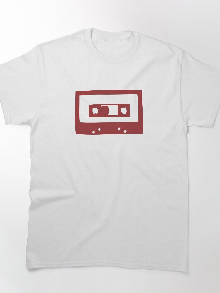 Red Retro Cassette Tape Analog Audio Classic T-Shirt