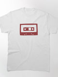 Red Retro Cassette Tape Analog Audio Classic T-Shirt