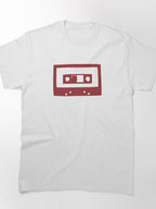 Red Retro Cassette Tape Analog Audio Classic T-Shirt