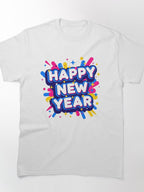 Happy New Year Winter Tee – Cozy Seasonal Holiday Apparel