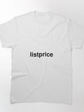 Listprice Value Comparison Shirt | Retail Marketing Graphic Tee