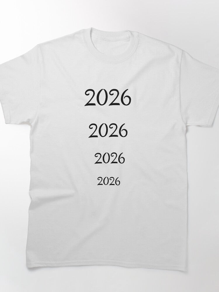 2026 New Year Party Celebration Graphic Apparel Classic T-Shirt