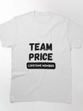 Team Price Lifetime Member Custom Family Reunion Classic T-Shirt