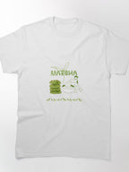 Classic Bold Matcha Font T-Shirt Minimalist Tea Drinker Top