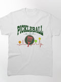 Heartbeat Pulse Pickleball Paddle T-Shirt Sport Lover Gift Idea