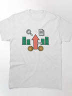 Financial Growth Data Analysis Vector Icon Business Logic Tee