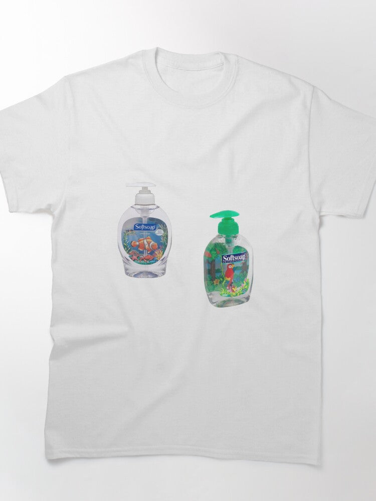 Retro Softsoap Animals Nostalgic Sticker Classic T-Shirt