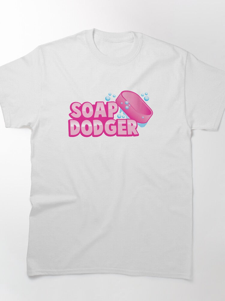 Funny Soap Dodger Graphic Tee Humorous Clean Aesthetic Top