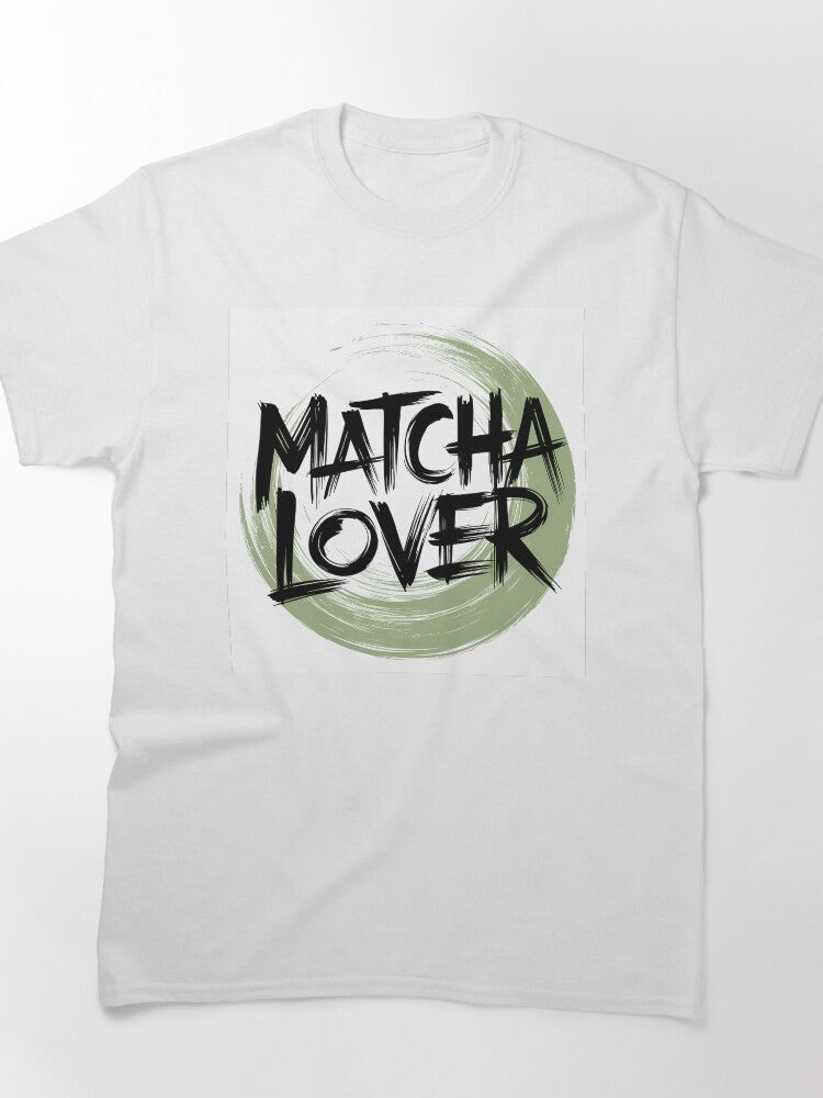 Matcha Lover Minimalist Tee Simple Modern Green Tea Design