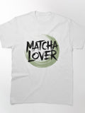 Matcha Lover Minimalist Tee Simple Modern Green Tea Design